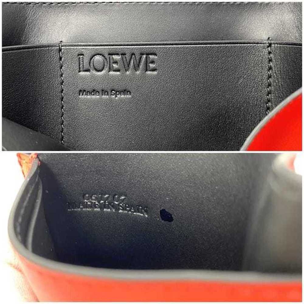 LOEWE Red Leather Wallet - Picture 10 of 11